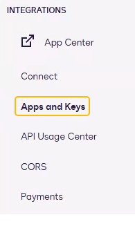 Apps and Keys